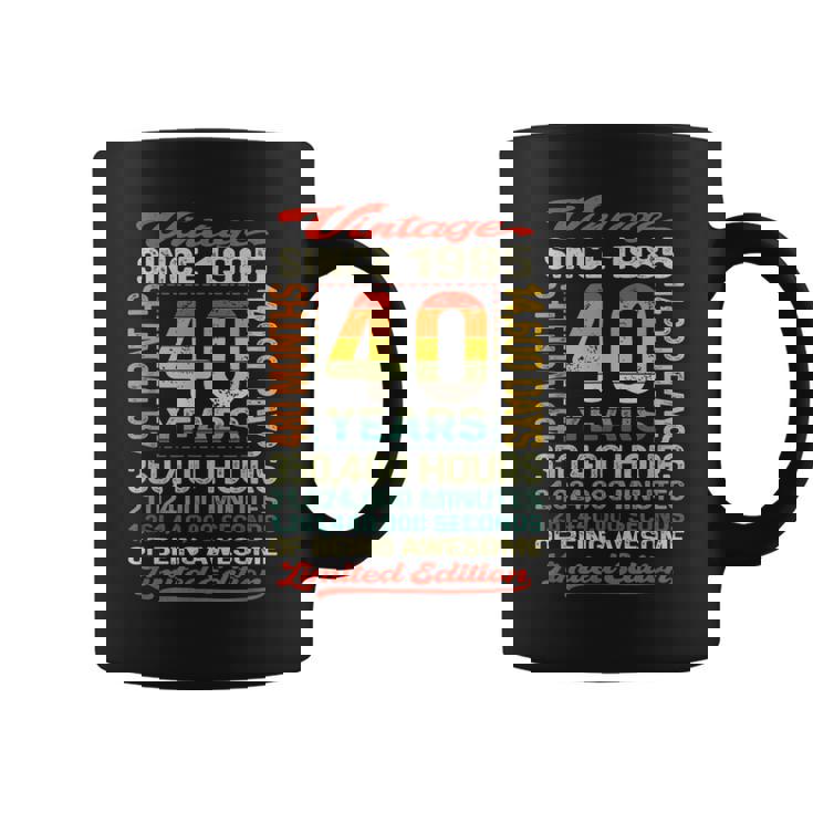 40歳 480ヶ月 すごい生まれ 1985年 40歳の誕生日 コーヒーマグ