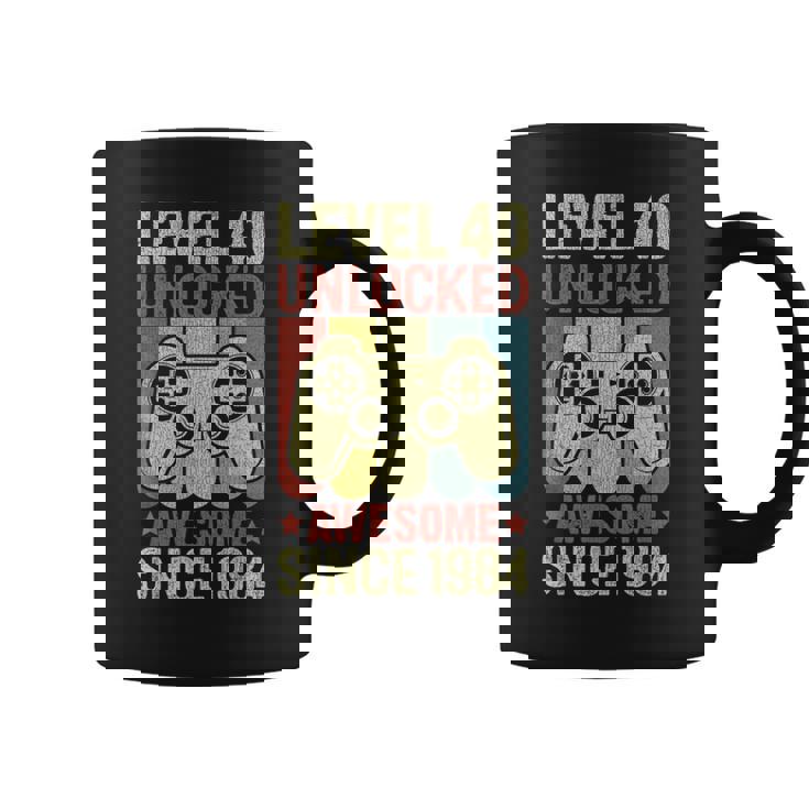 40歳の誕生日 男性 女性 40歳 1984年 装飾 面白い ギフト コーヒーマグ