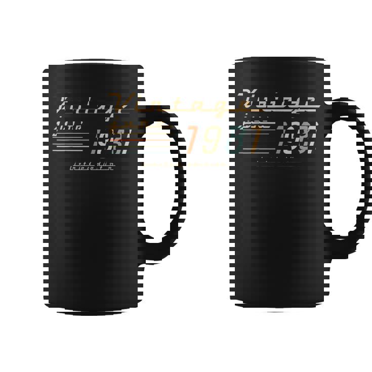 44歳の誕生日プレゼント 男性用 1981年6月 44歳 誕生日 コーヒーマグ