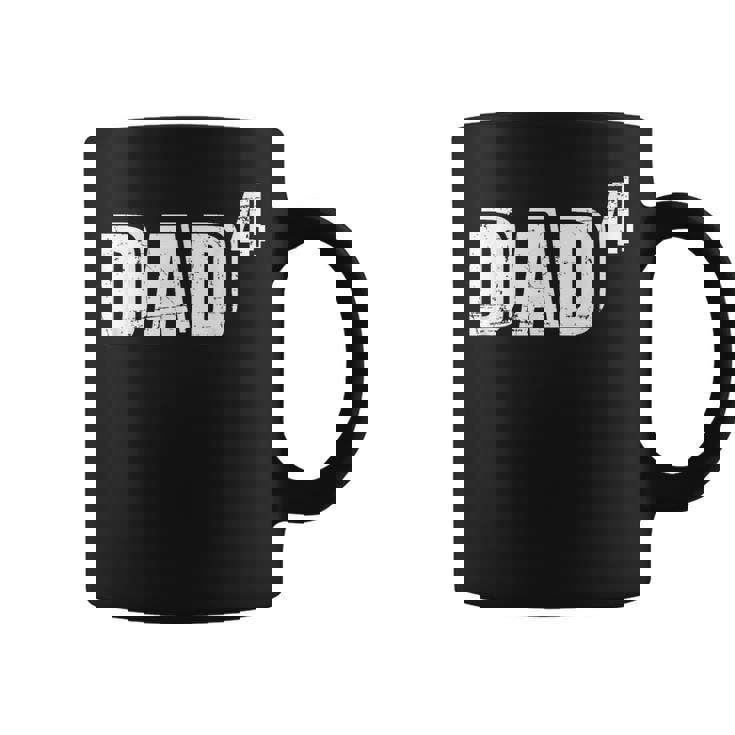 4ªez Papá Padre De 4 Hijos Anuncio De Bebé Taza de café