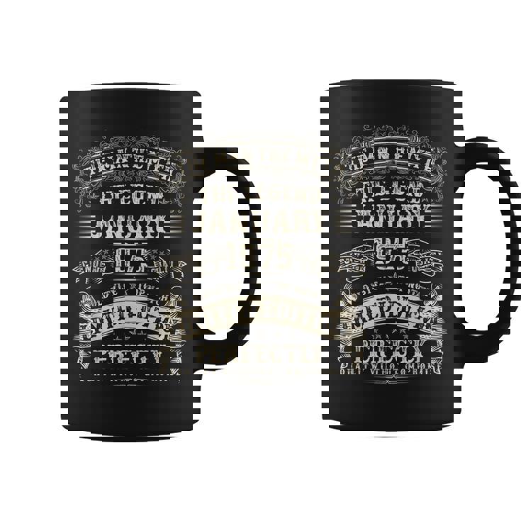 50歳 誕生日プレゼント 男性用 1975年1月 50歳の誕生日 コーヒーマグ