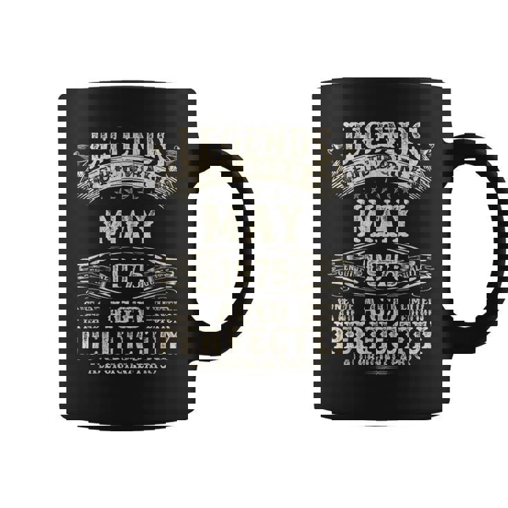 50歳の男性への誕生日プレゼント 1975年5月 50歳 誕生日 コーヒーマグ