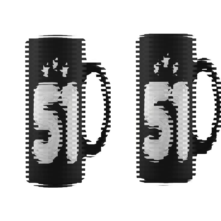 51 歳の誕生日番号 51 バルーン 51 歳の誕生日 コーヒーマグ