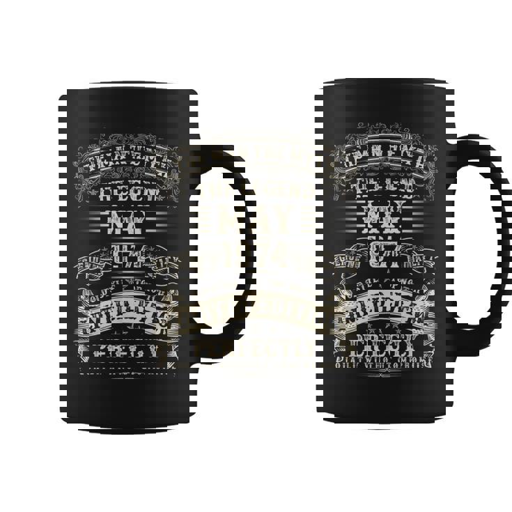 51歳 誕生日プレゼント 男性用 1974年5月 51歳の誕生日 コーヒーマグ