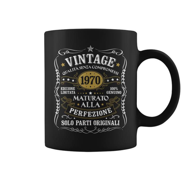Tazza Regalo 55° Compleanno Donna - 330 Ml Con Scritta 1970 Vintage, Idea Simpatica Per Festa, Stampata Su Due Lati