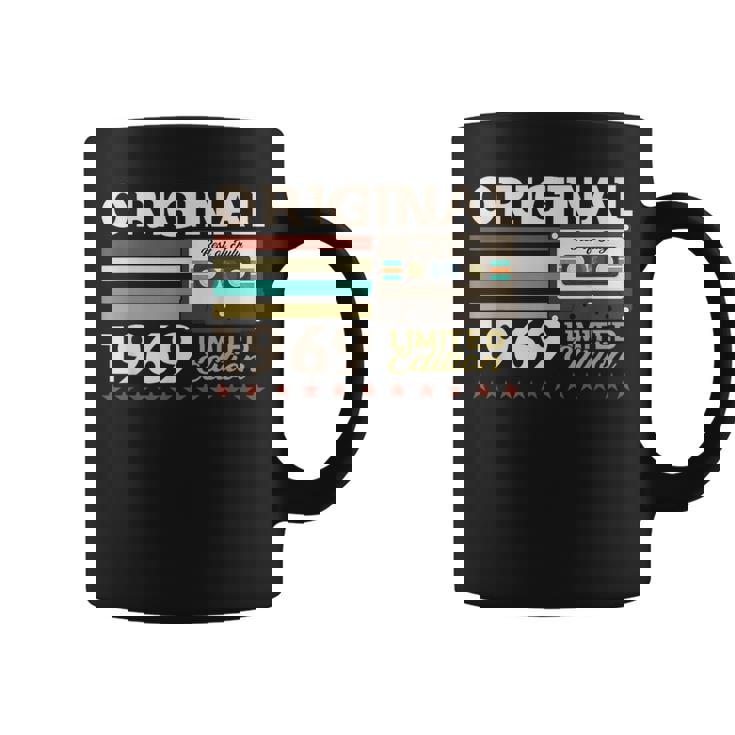 55 歳の誕生日プレゼント男性 1969 年 7月レトロ ビンテージ テープ コーヒーマグ