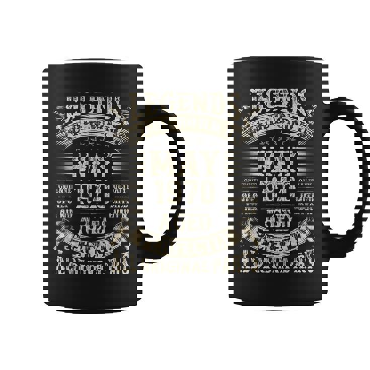 55歳の男性への55歳の誕生日プレゼント 1970年5月 コーヒーマグ