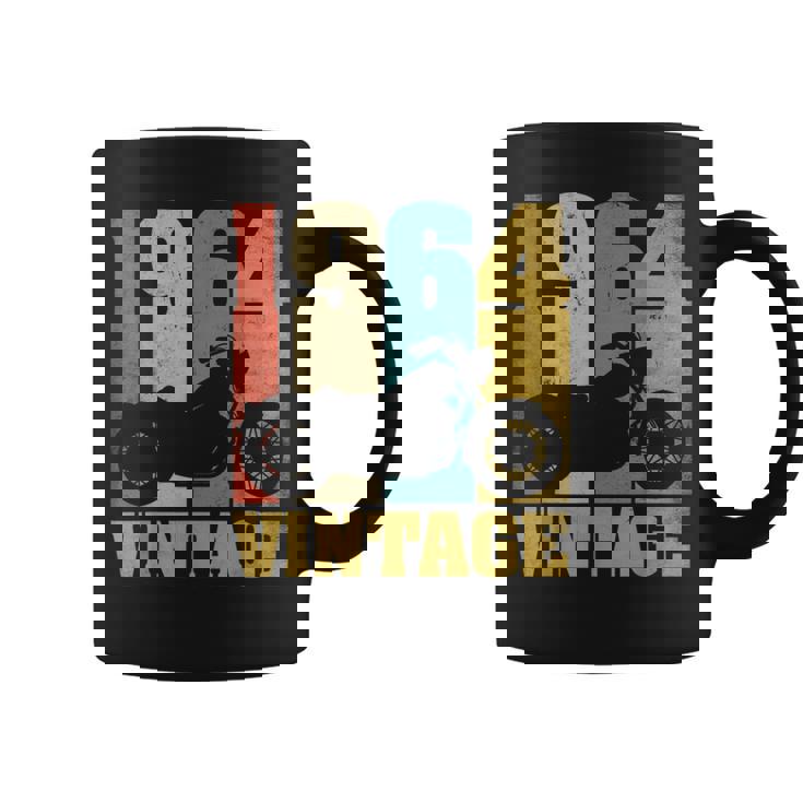 61 歳の誕生日バイカーギフトtシャツ-ヴィンテージ1964バイク コーヒーマグ