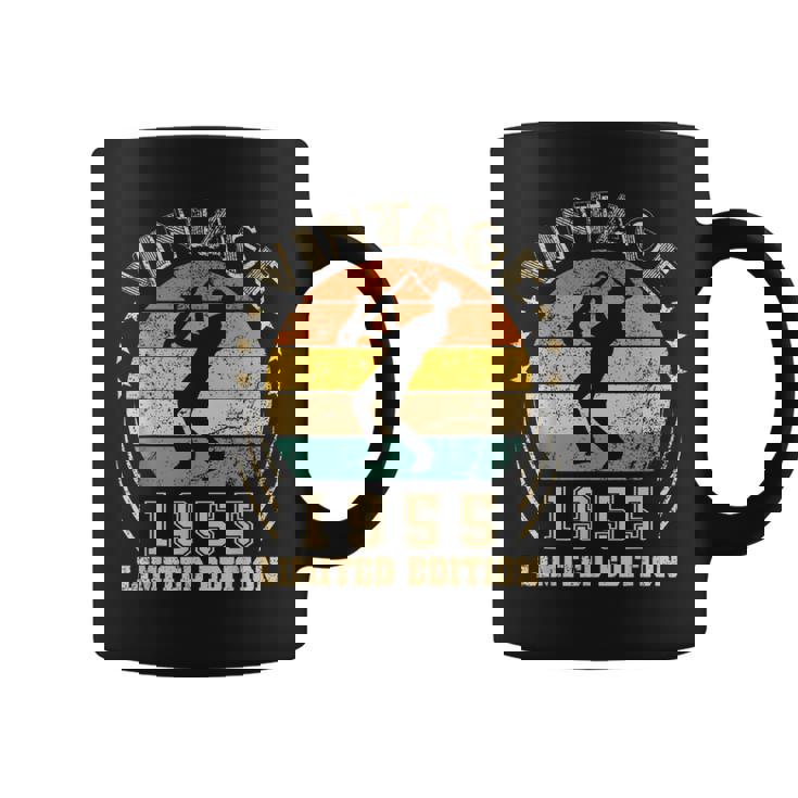 67歳の誕生日ギフト サックスプレーヤー 1955 ジャズミュージック コーヒーマグ