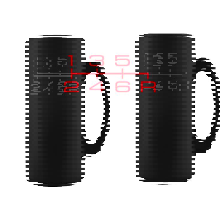 6速シフトノブシャツ マニュアルカーラバー コーヒーマグ