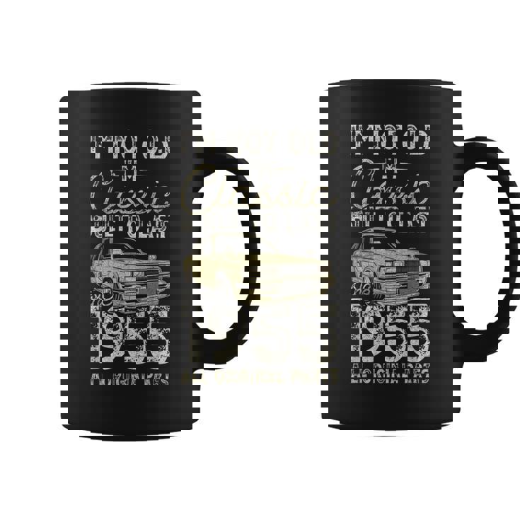 70 歳の誕生日、1955 年以来、クラシックカー、70 歳 コーヒーマグ