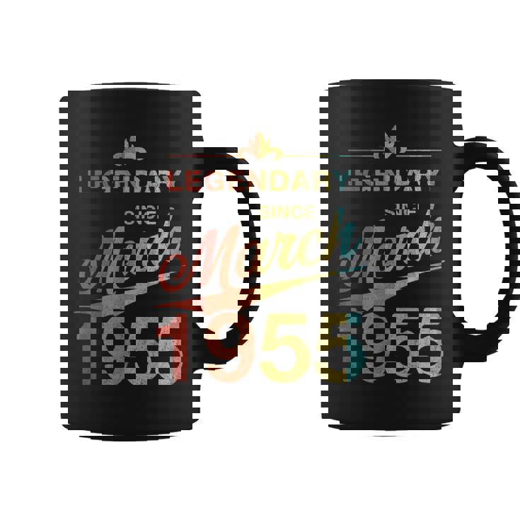 70Th Birthday 1955年3月生まれ 70歳 ヴィンテージ コーヒーマグ