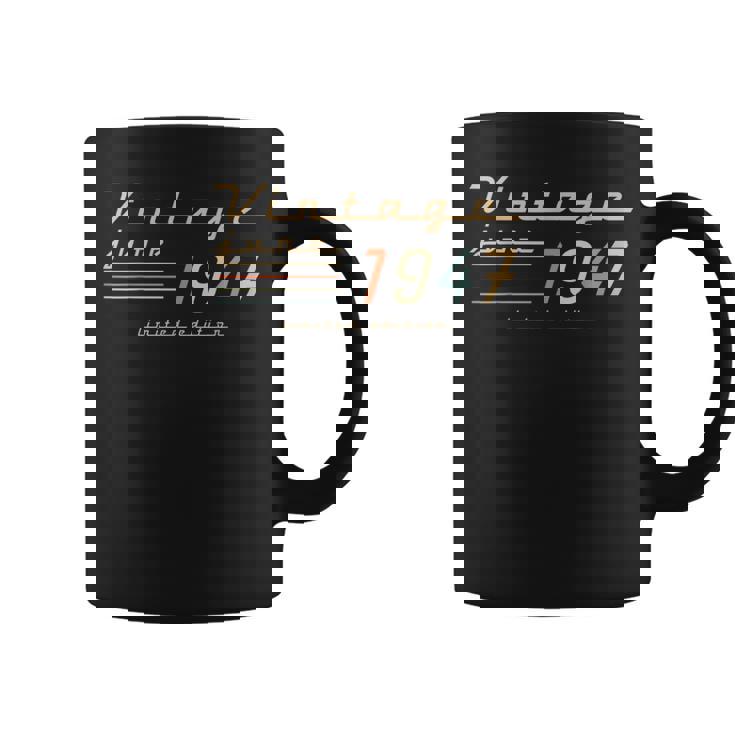 78歳の誕生日プレゼント 男性用 1947年6月 78歳 誕生日 コーヒーマグ