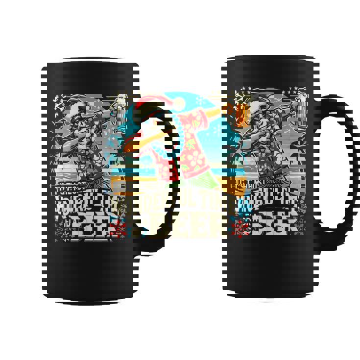 7月のクリスマス サンタハワイアンワンダフルビール コーヒーマグ