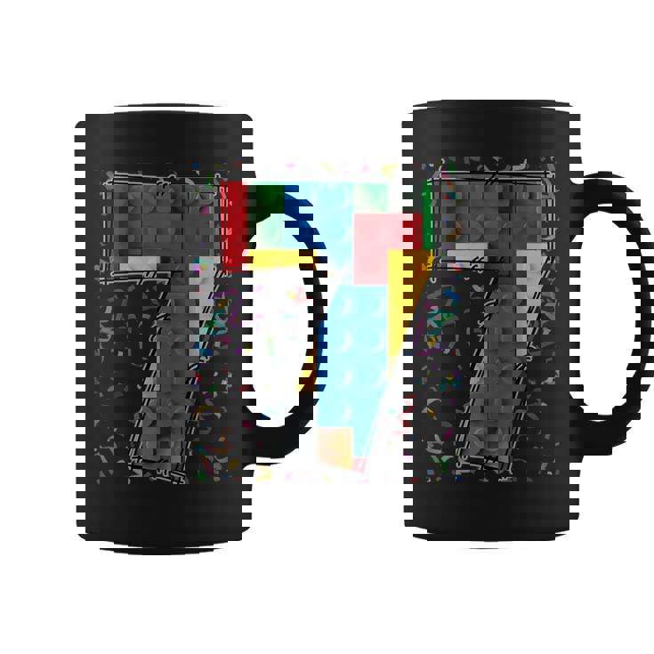 7歳 ブロック 建物 マスタービルダー 7歳の誕生日 男の子 コーヒーマグ