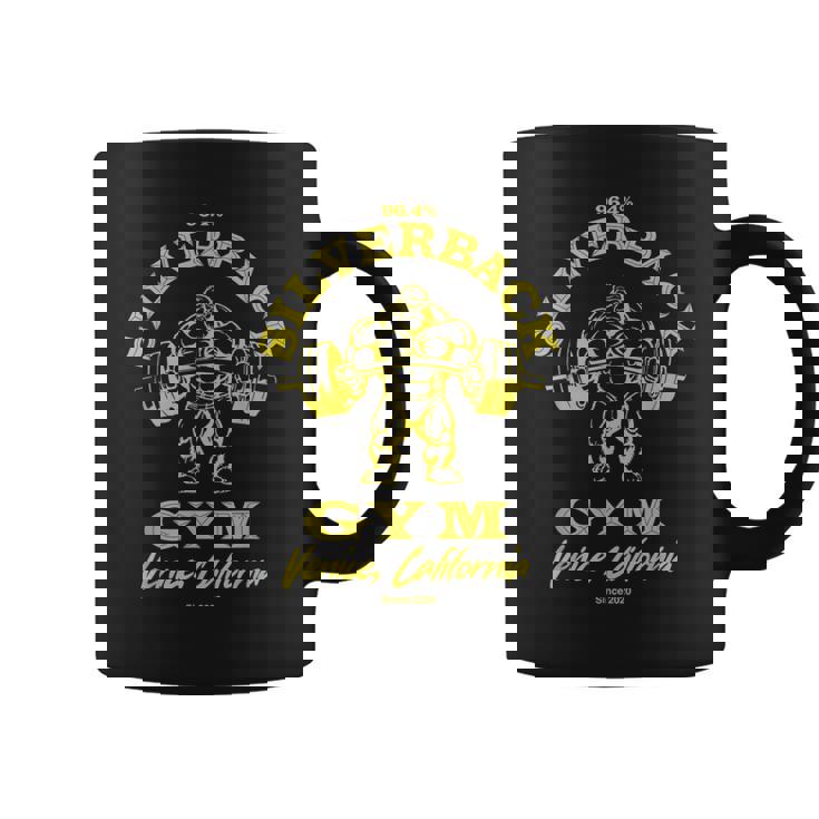 964シルバーバックゴリラ、ジムアパレル、ボディビルディング、ジム。 コーヒーマグ