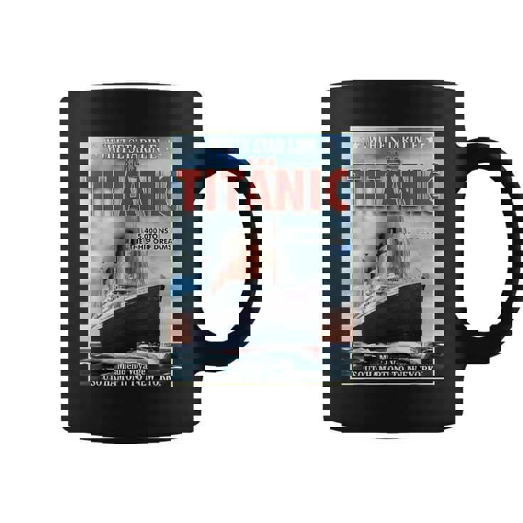 A 1912 ヴィンテージ タイタニック 航海船 クルーズ船 コーヒーマグ