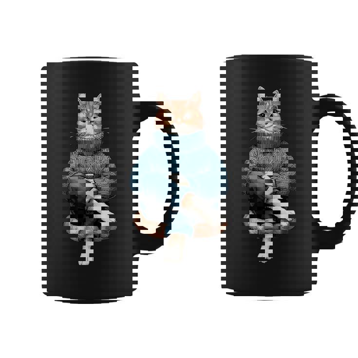 A Cozy Cat Wear Aweater And お揃い パンツ コーヒーマグ