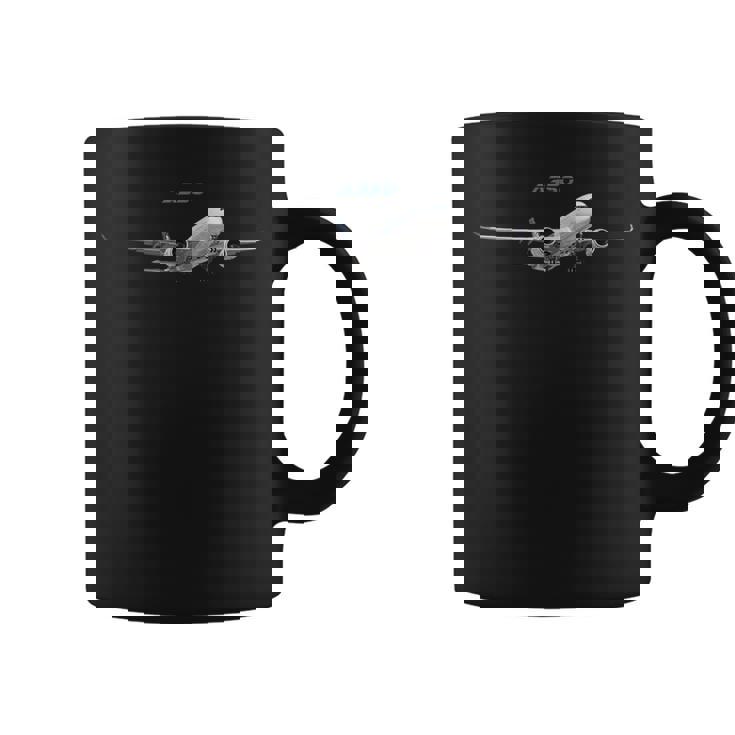 A350 旅客機、旅客機、飛行機、広胴機 コーヒーマグ