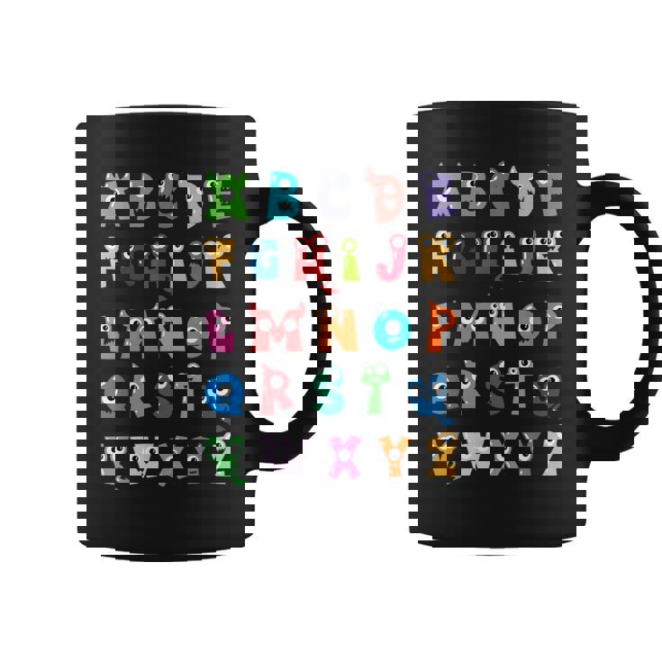 Abc かわいいモンスター アルファベット ハロウィン 先生 コスチューム キッズ コーヒーマグ