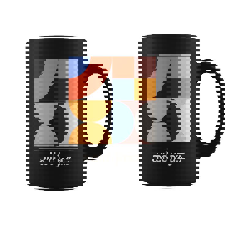 Acid Jazz ヴィンテージジャズミュージックバンド ミニマルtシャツ コーヒーマグ