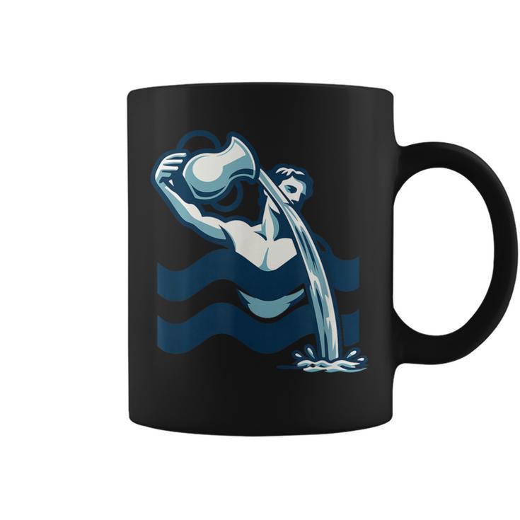 Acuarioigno Del Zodiaco Astrología Horóscopo Acuario Taza de café