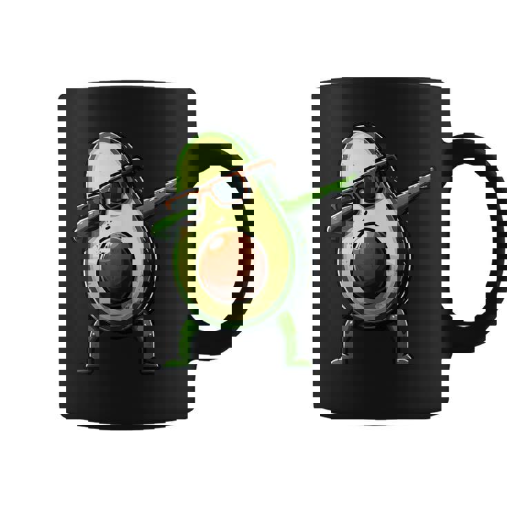 Aguacate Dabbing Gafas Deol Guacamole Dancing Niños Niñas Niños Taza de café