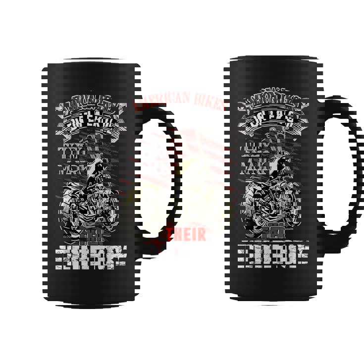 American Bikes Don't Leak Oil バイカーファンロッカーバイク コーヒーマグ
