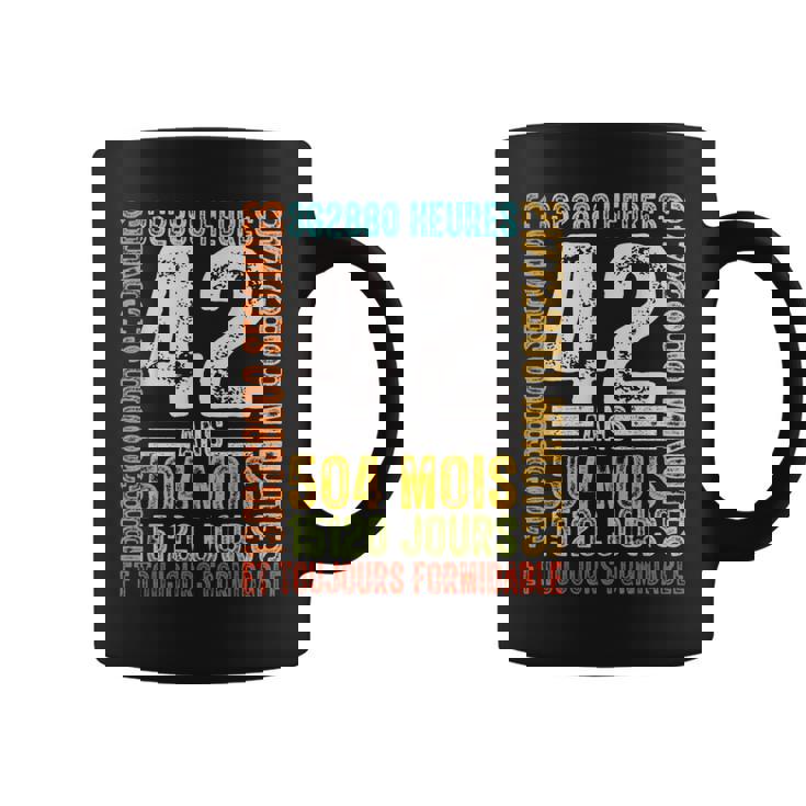 Anniversaire 42 Ans Cadeau Homme 42 Ans Anniversaire Tasse