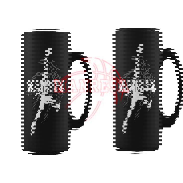 Apoyo Aficionado Baloncesto Manresa Cataluña Basketball Taza de café