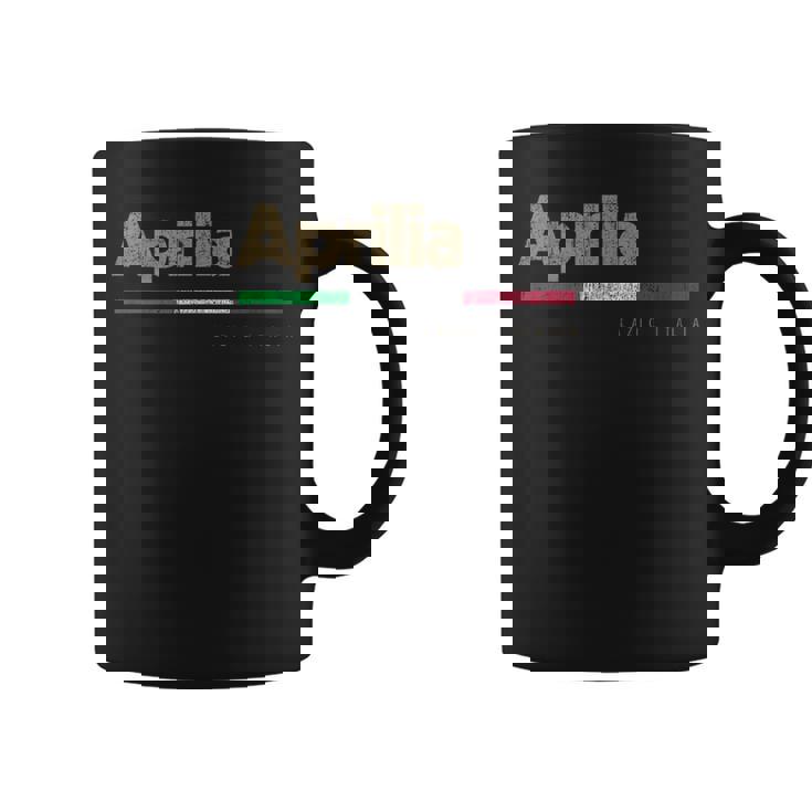 Aprilia イタリア都市レトロフラッグ イタリア コーヒーマグ