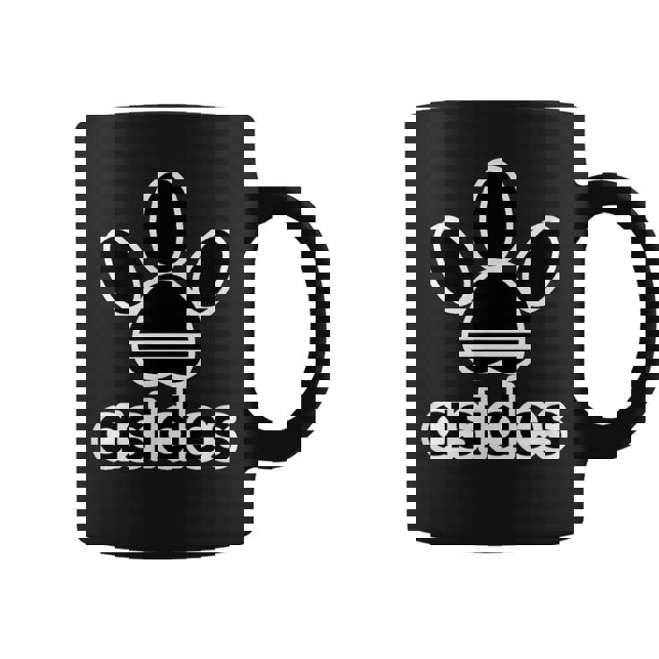 Asides アシデス Asides 足です。肉球です。【変なtシャツ屋さん】スポーツ ブランド パロディ 面白デザイン コーヒーマグ