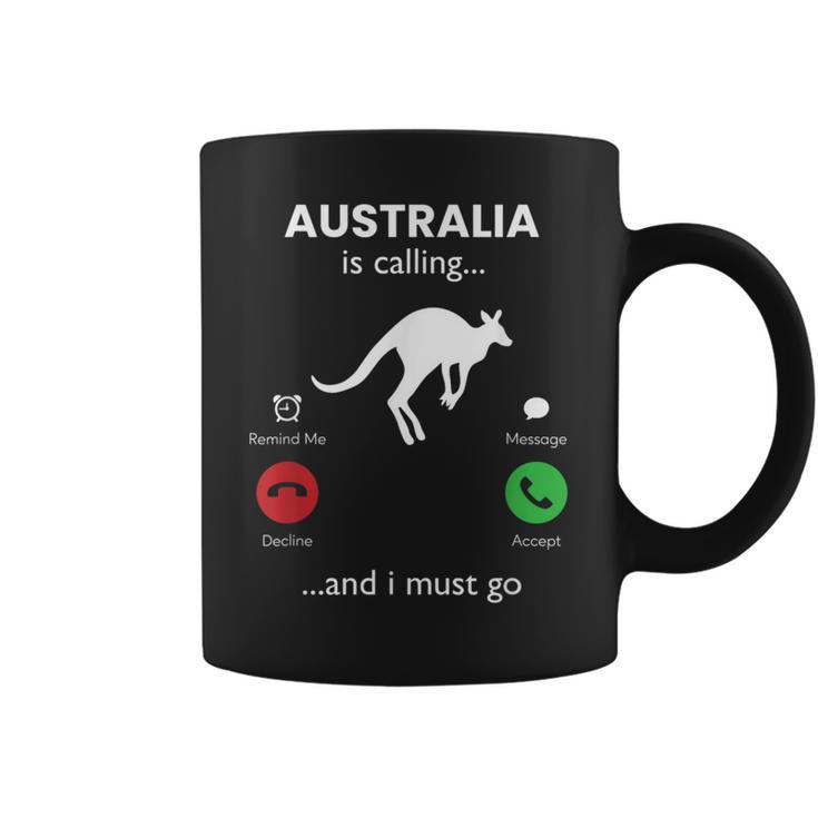 Australia Está Llamando Australia Divertida Taza de café