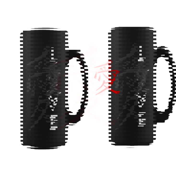 Awesome Love 日本の漢字デザイン コーヒーマグ