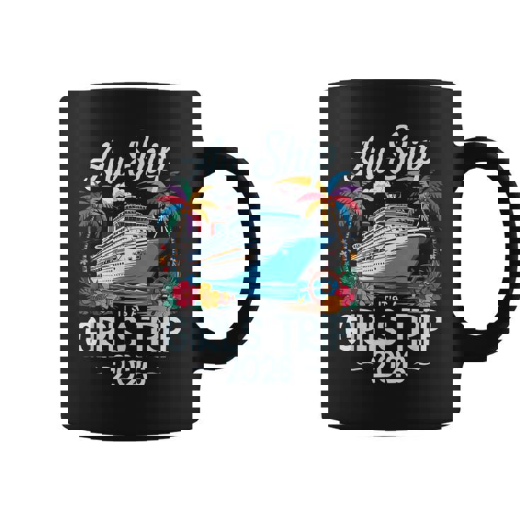 Awhip It's A Girls Trip 2026 マッチング クルーズ旅行 バケーション コーヒーマグ