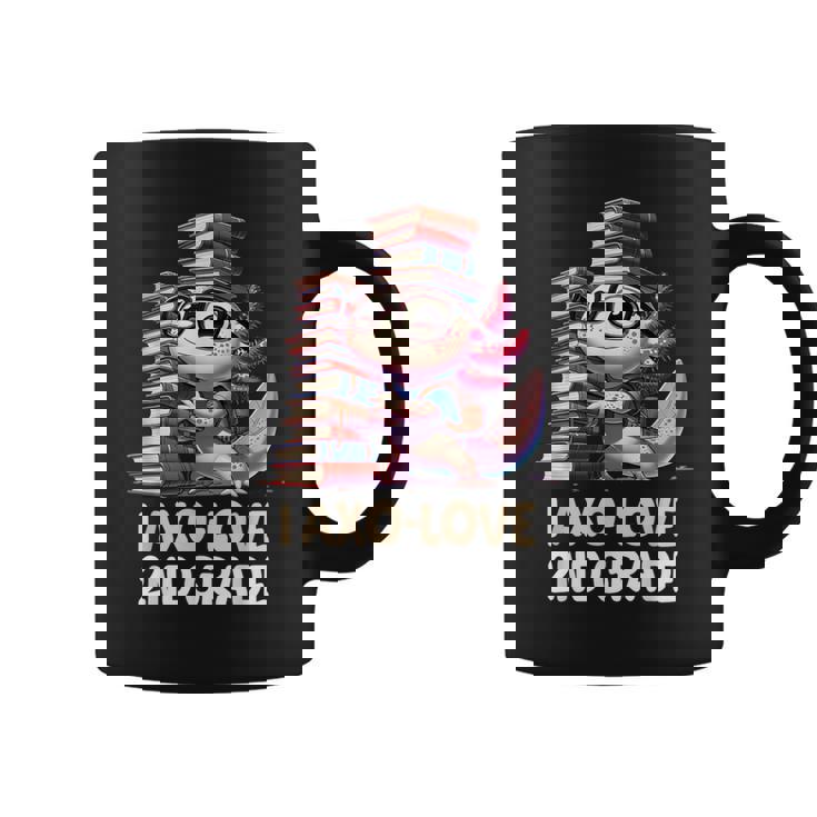 I Axo Love 2Nd Grade Axolotl 新学期読書 コーヒーマグ