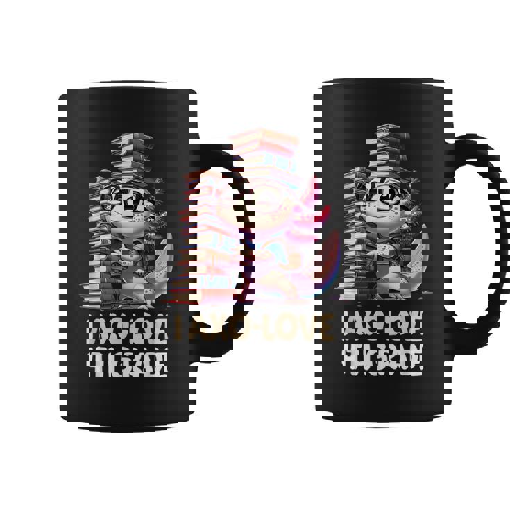 I Axo Love 4Th Grade Axolotl 新学期読書 コーヒーマグ