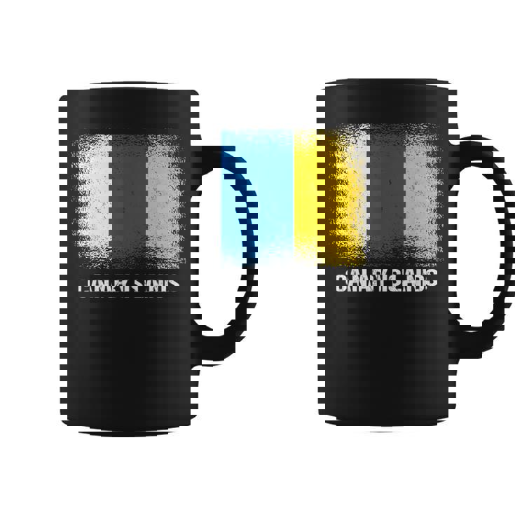 Bandera Canaria Islas Canarias Taza de café
