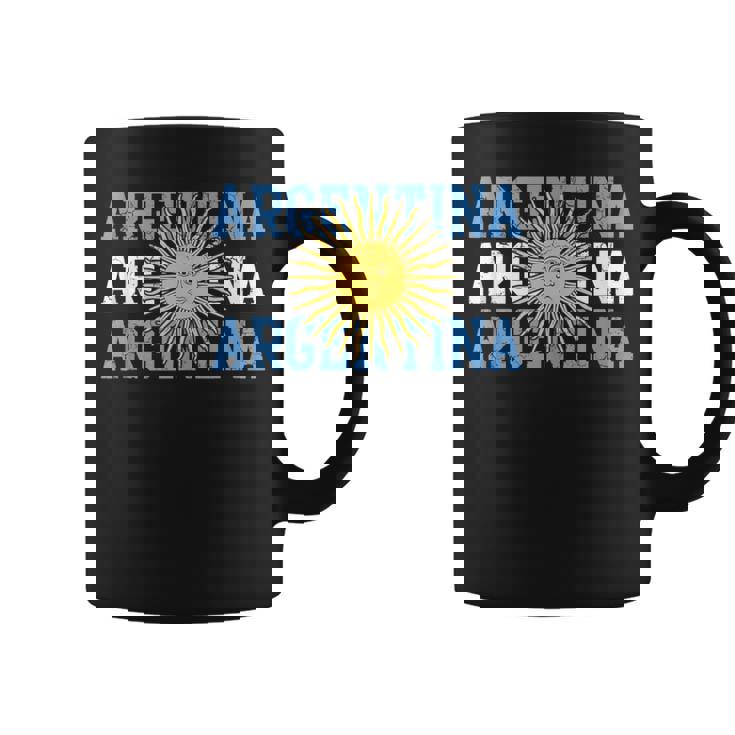 Bandera Patriótica Argentina Inspirada En Elol In Mangas Taza de café