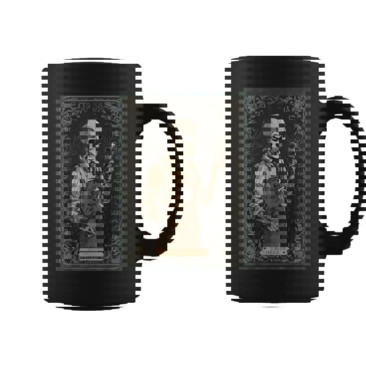 The Barber タロットカード ゴシック スケルトン 散髪店 ハロウィン コーヒーマグ