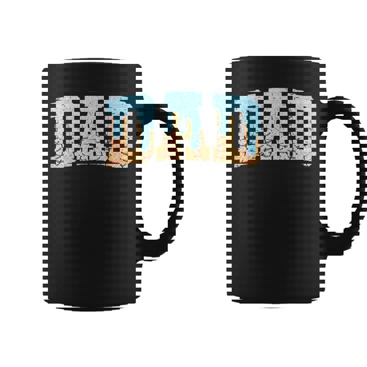 Baseball Dad Ice Cream Drip Fathers Day Coffee Mug