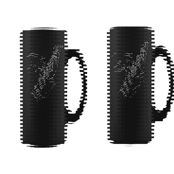 Bass Player-ベーシスト-音楽-ジャズ-ロック-ブルース-メタル コーヒーマグ