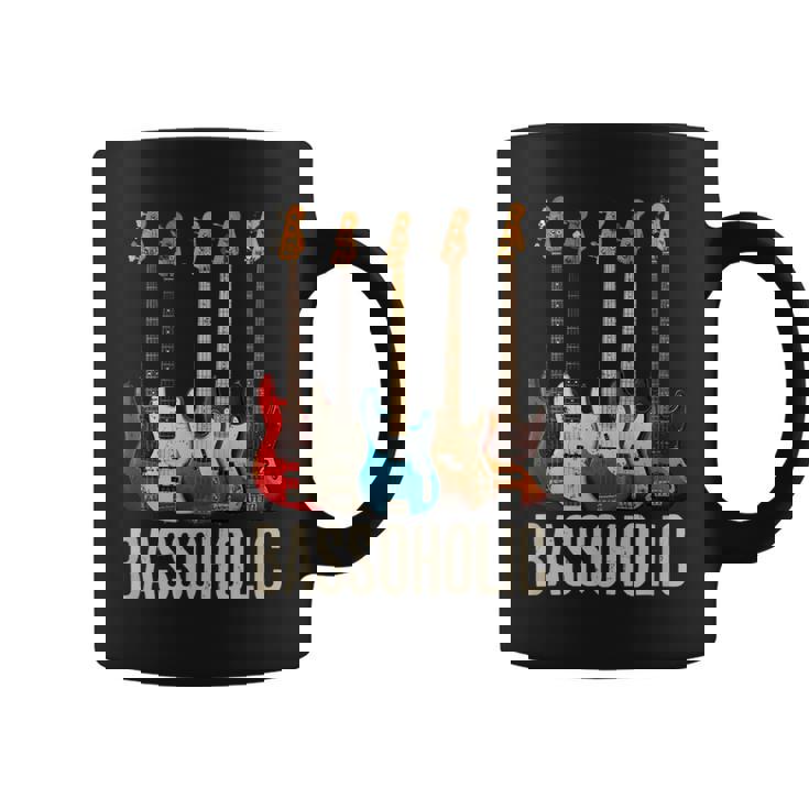 Bassoholic ベースギタープレーヤーのベーシストのコレクターのためのギフトbass コーヒーマグ