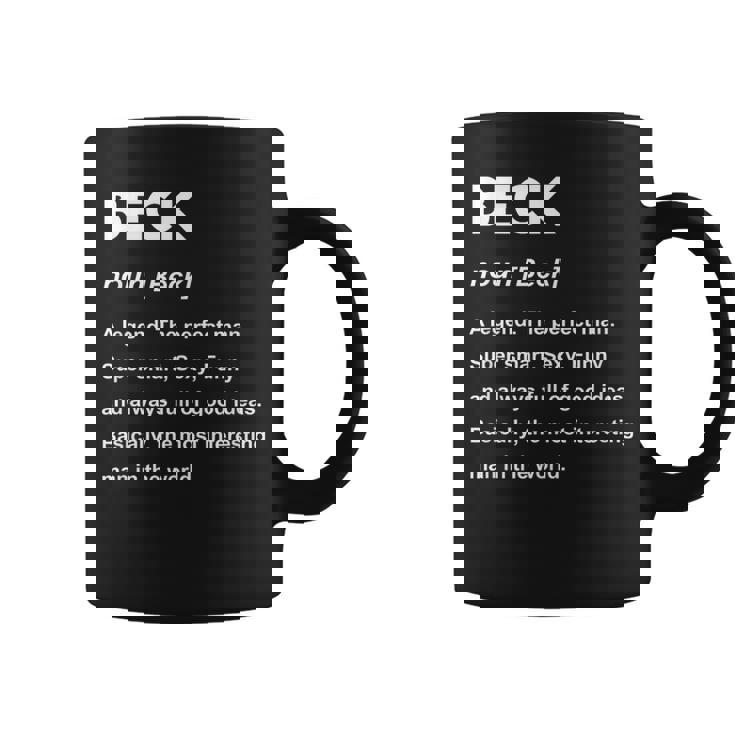 Beck ネームシャツ コーヒーマグ