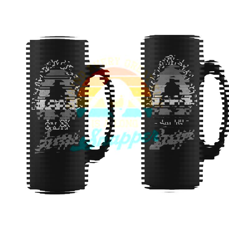 Behind Every Great Kick Is A Longnapper 面白いディープスナッパー コーヒーマグ