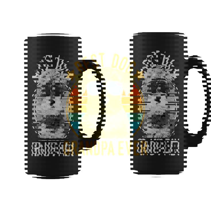 Best Dog Grandpa Ever ミニチュア シュナウザー 父の日 コーヒーマグ