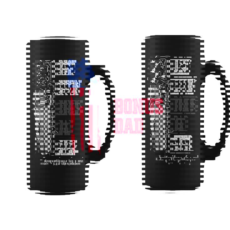 Best Effin' Bonus Dad Ever On Back Coffee Mug