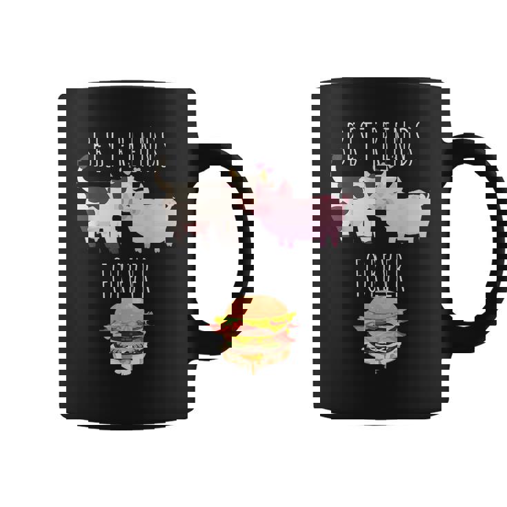 Best Friends Forever Beef Lover Pork Meat Bacon Burger コーヒーマグ