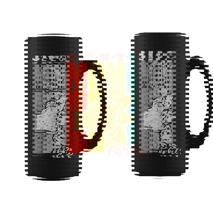 Best Mom Ever Madre De Tres Trillizos Madre De 3 Niños Taza de café