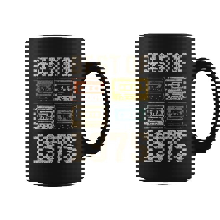 Best Of 1975 カセットテープ・レトロ 50歳の誕生日 コーヒーマグ